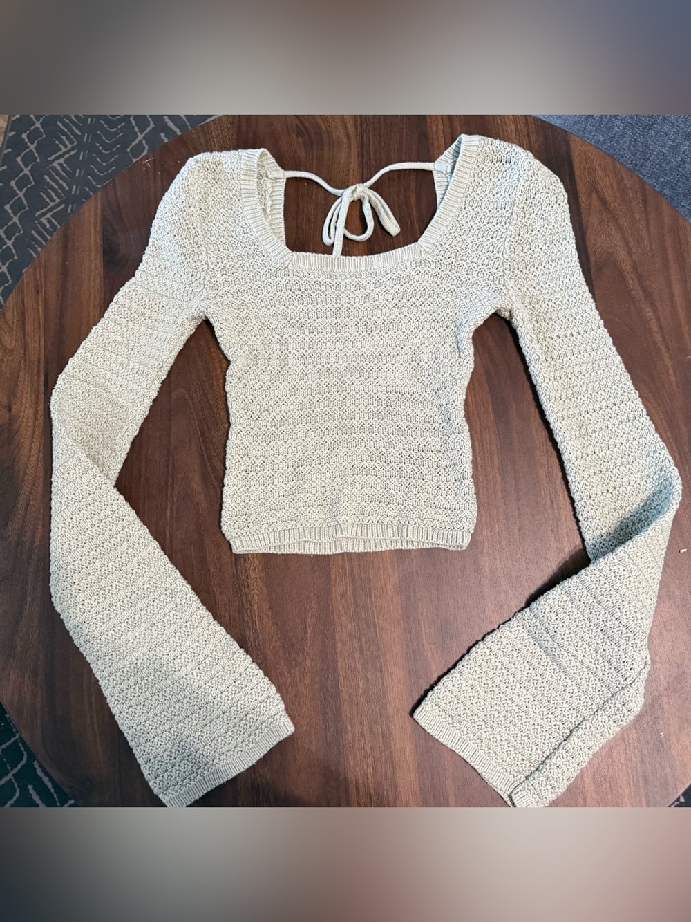 Hollister cropped sweater